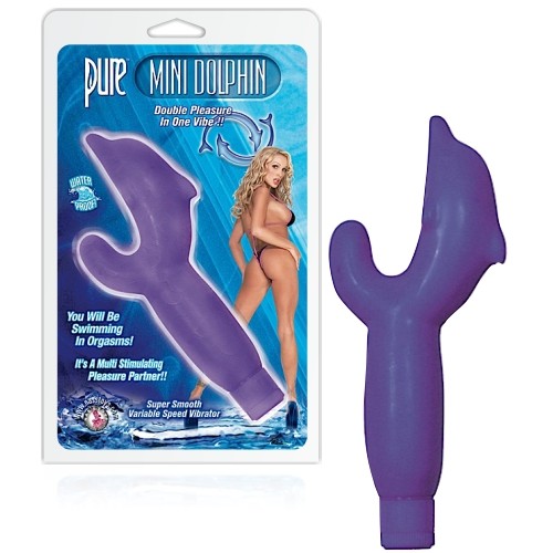 Vibrador Mini Dolphin de NassToys, resistente al agua, 12 cm