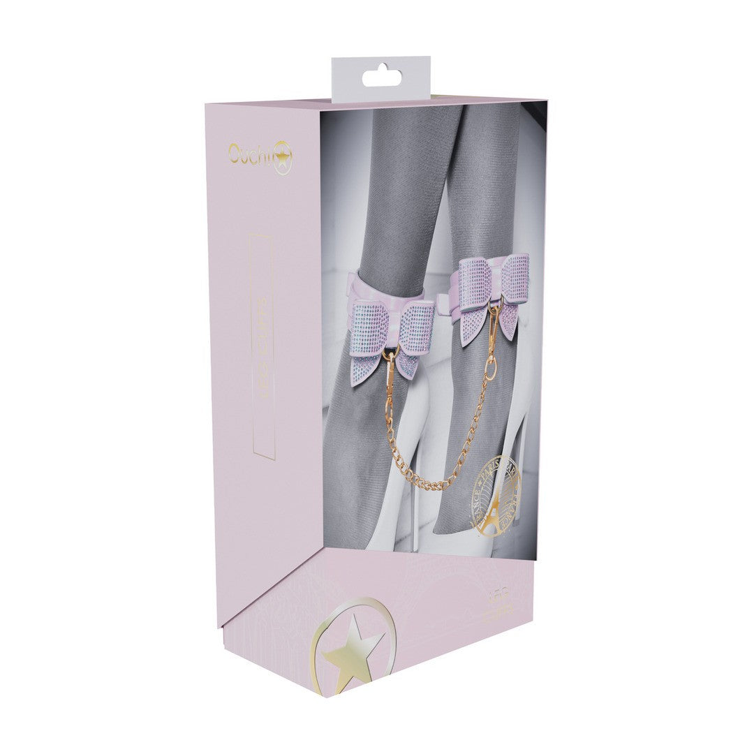 Esposas para tobillos OUCH! Paris Collection cuero