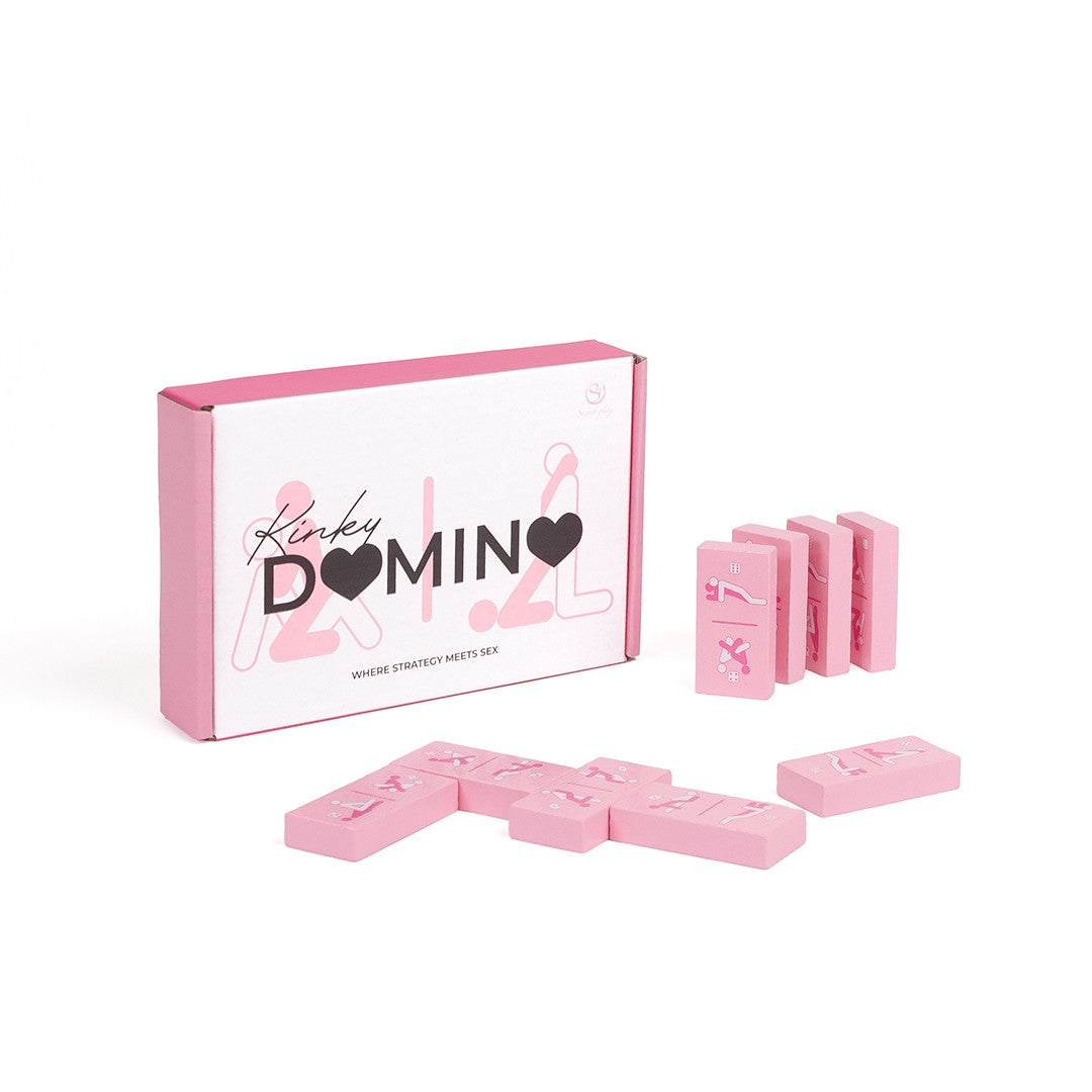 Dominó erótico Kinky Domino de Secret Play con 28 fichas