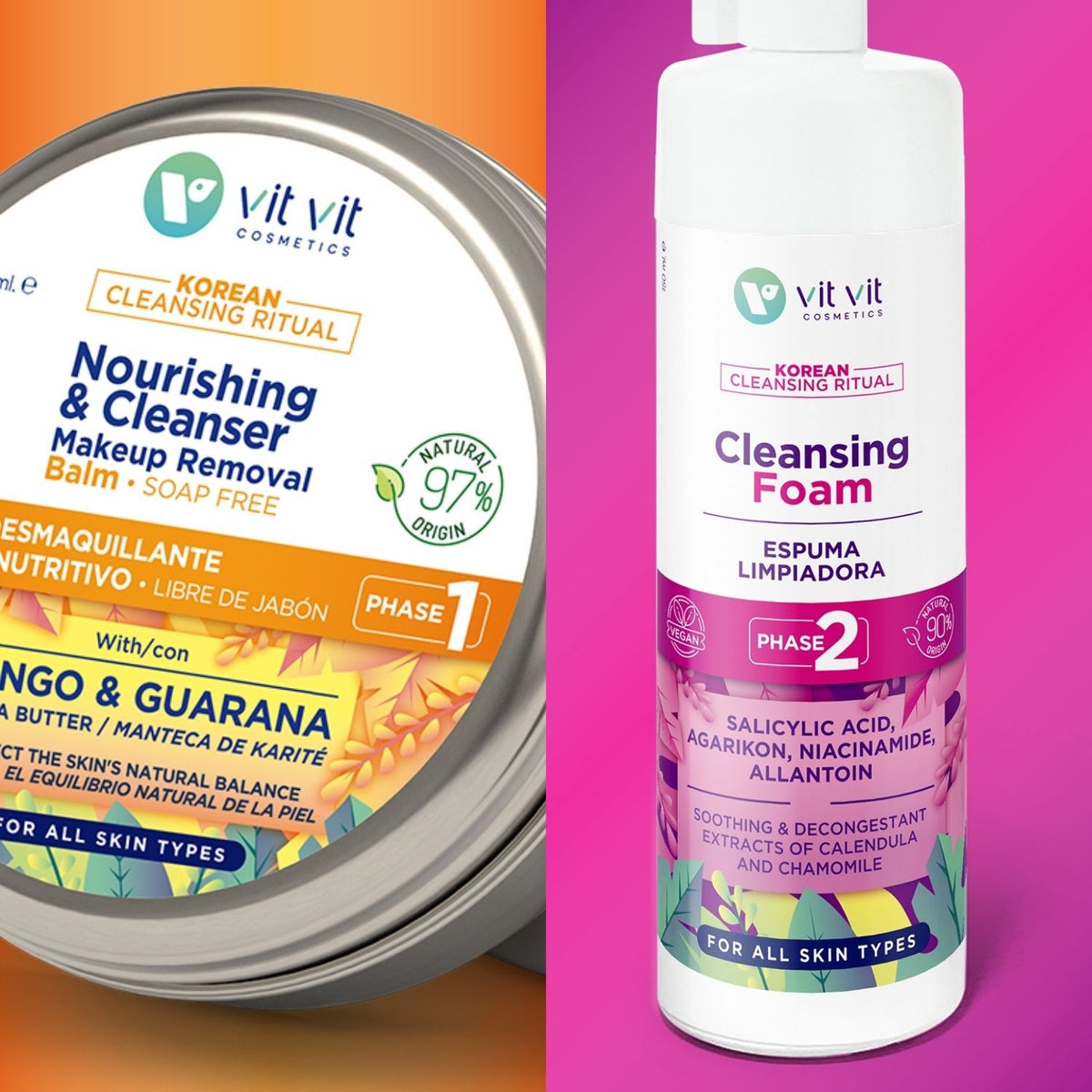 Bálsamo desmaquillante nutritivo vegano 100 ml VIT VIT