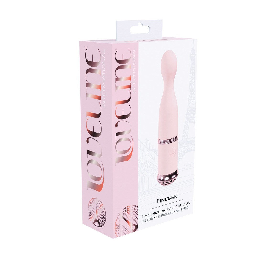 Vibrador Finesse LOVELINE con base luminosa y 10 modos