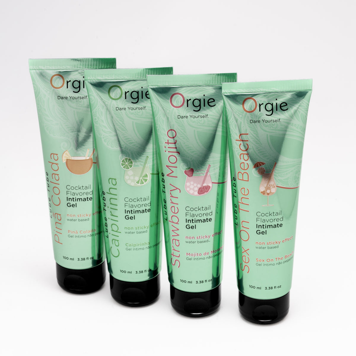 Lubricante Orgie sabor piña colada, besable, 100 ml
