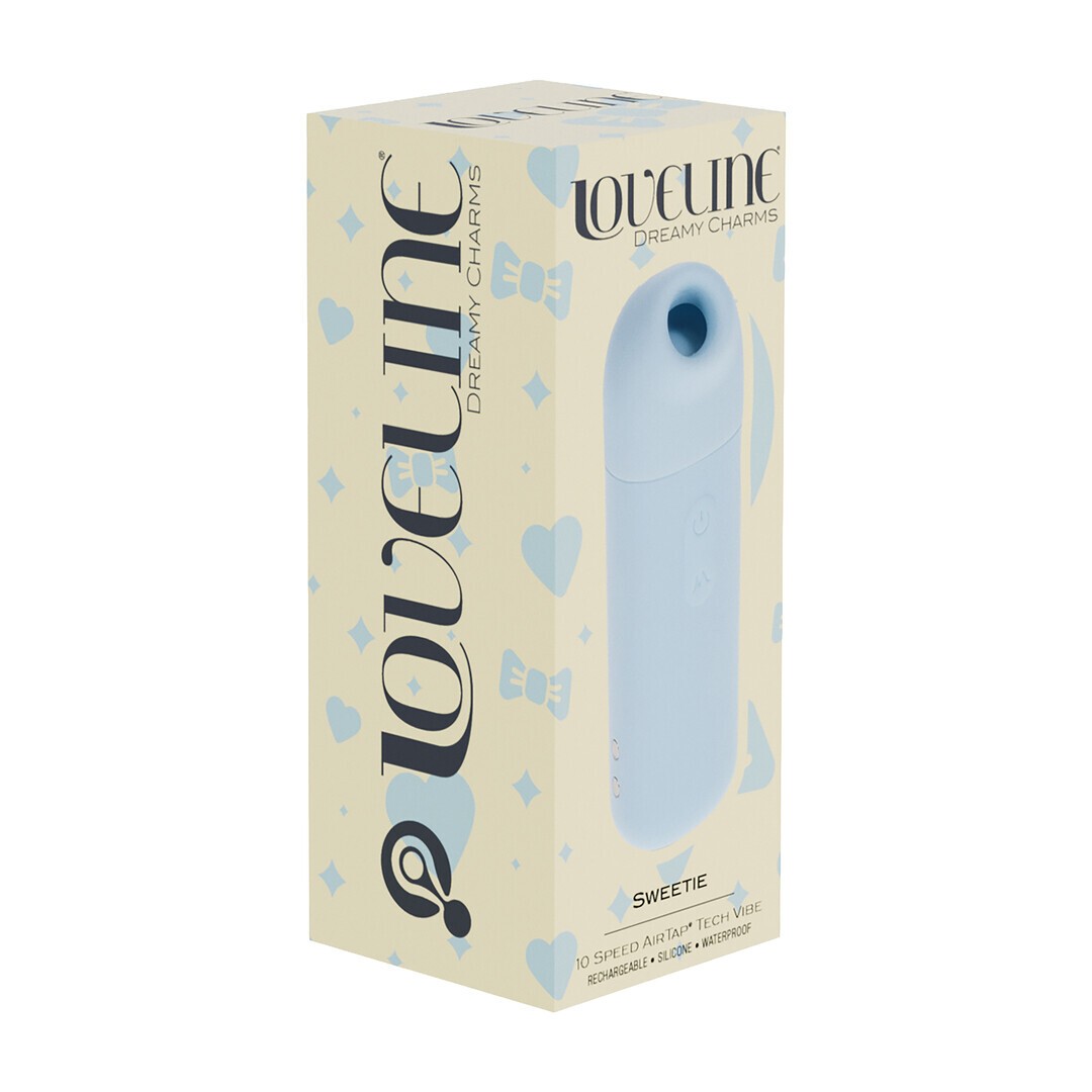 Vibrador succionador AirTap Sweetie de LOVELINE · 15 modos