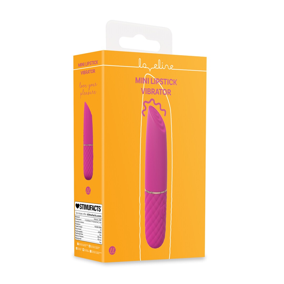 Mini vibrador lipstick LOVELINE con 10 modos