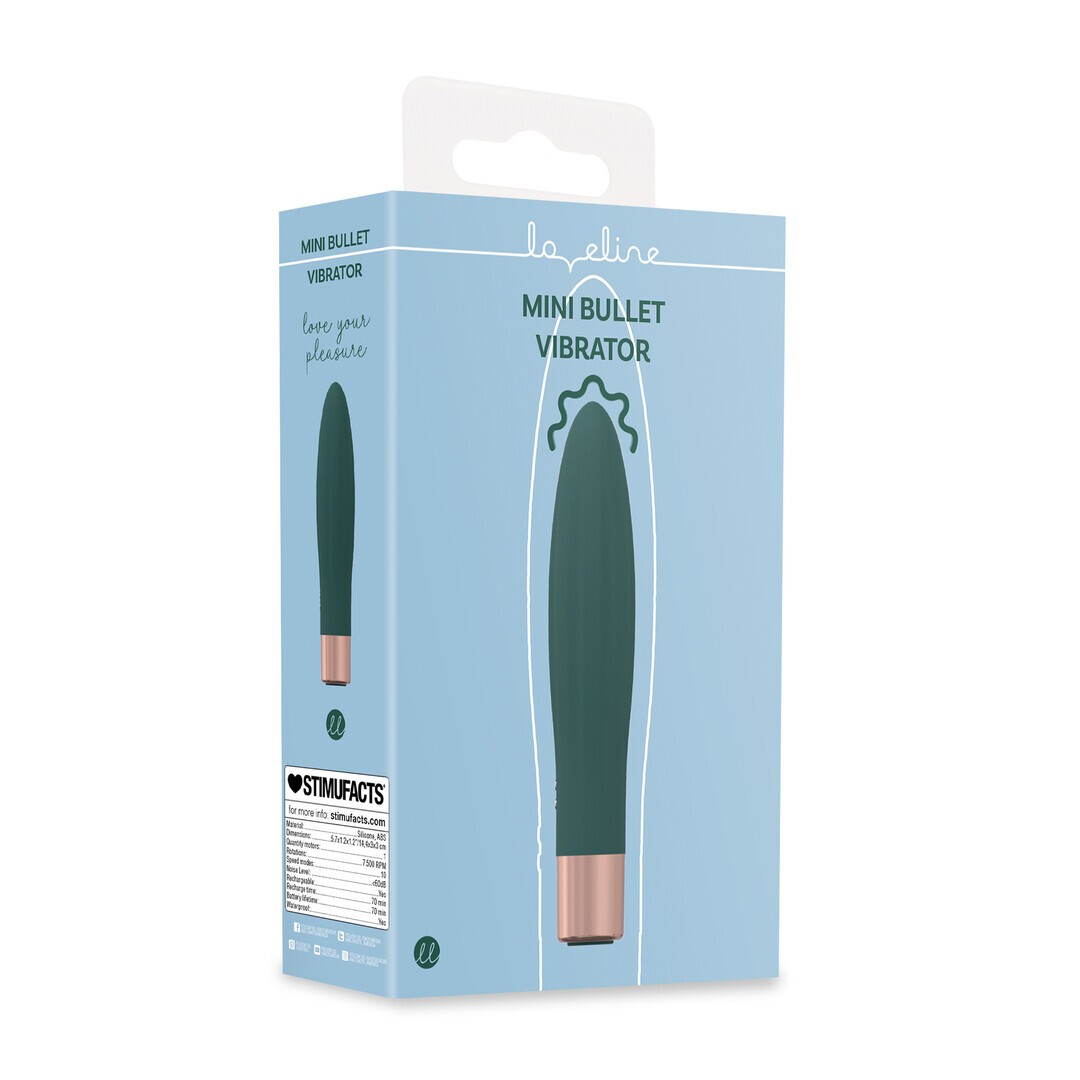 Mini bala vibradora Loveline recargable y resistente al agua