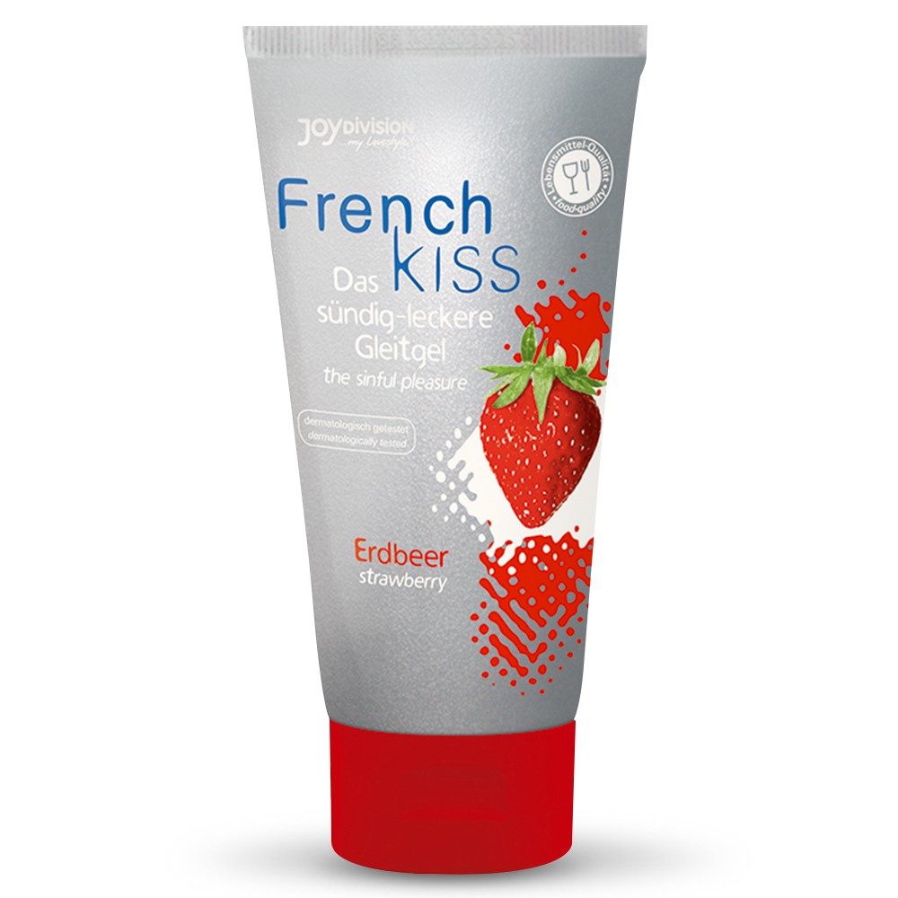 Lubricante comestible Frenchkiss sabor fresa 75 ml