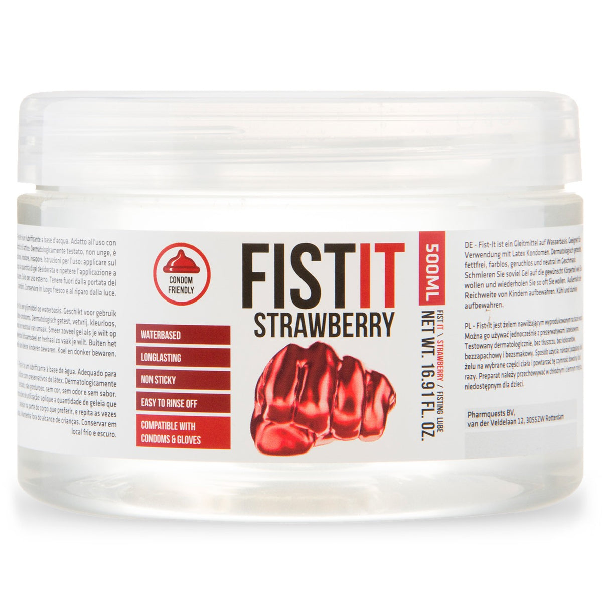 Lubricante para fisting Fist It sabor fresa 500 ml