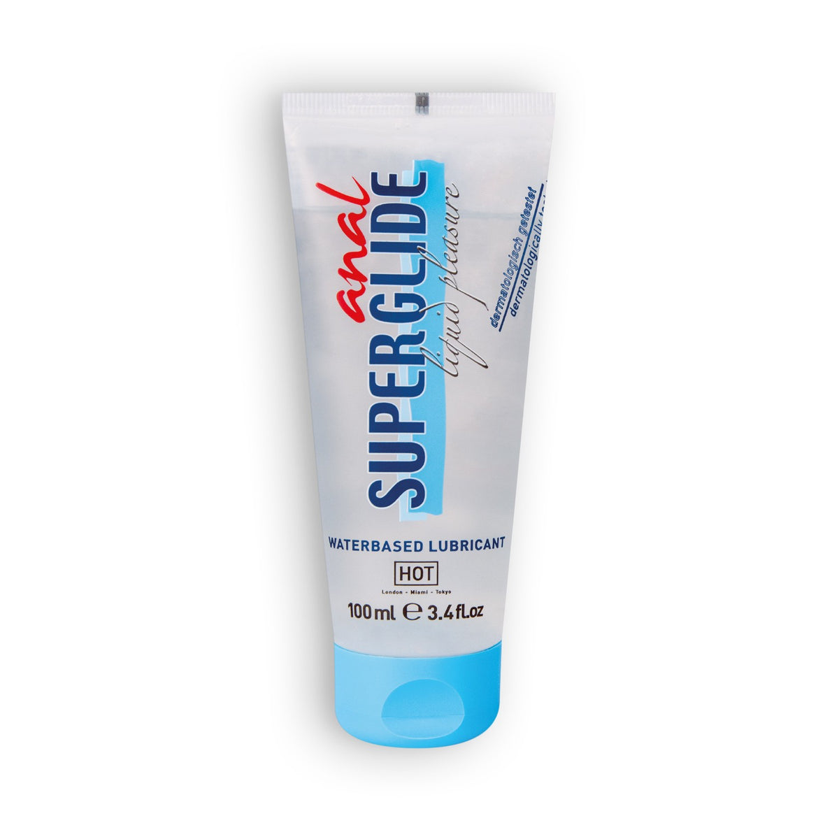 Lubricante anal base acuosa 100 ml · HOT Superglide