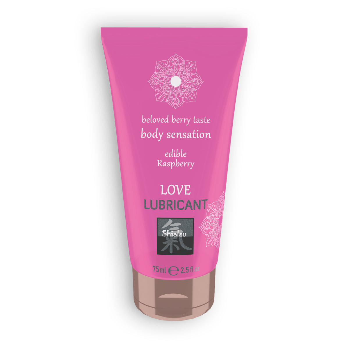Lubricante besable Shiatsu base agua sabor frambuesa 75 ml