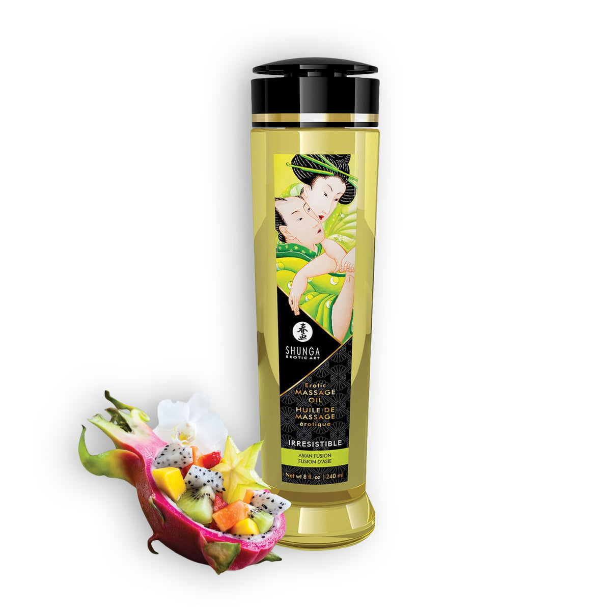 Aceite de masaje Shunga Irresistible Fusión Asiática 240 ml
