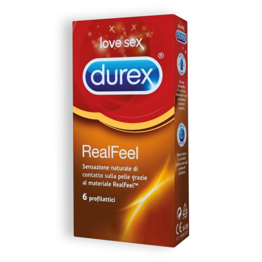 Preservativos sin látex Durex Real Feel, 6 unidades