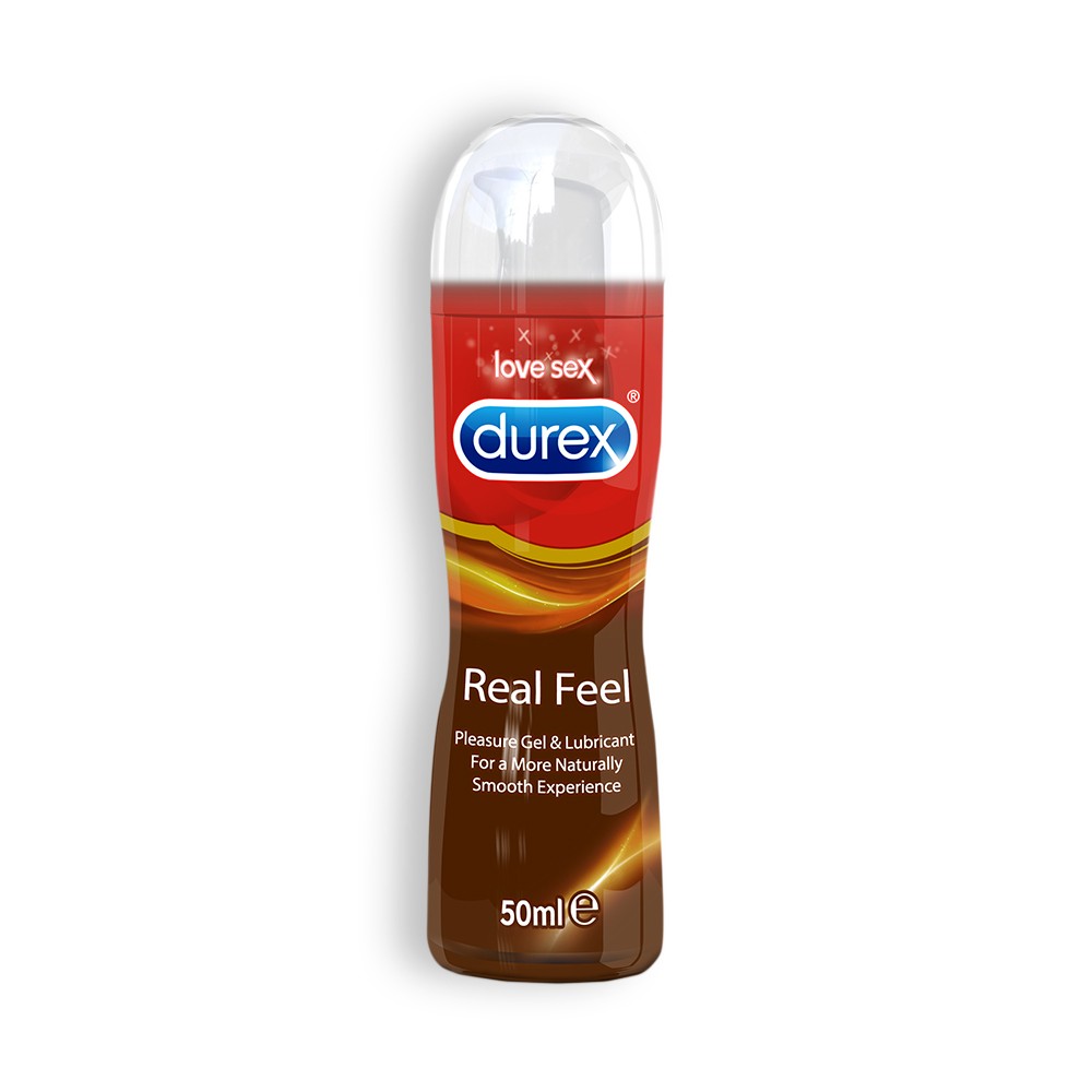 Lubricante íntimo Durex Real Feel de base acuosa 50 ml