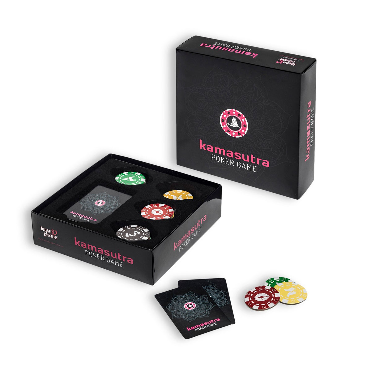 Juego Kamasutra Poker Tease & Please en español, 52 cartas