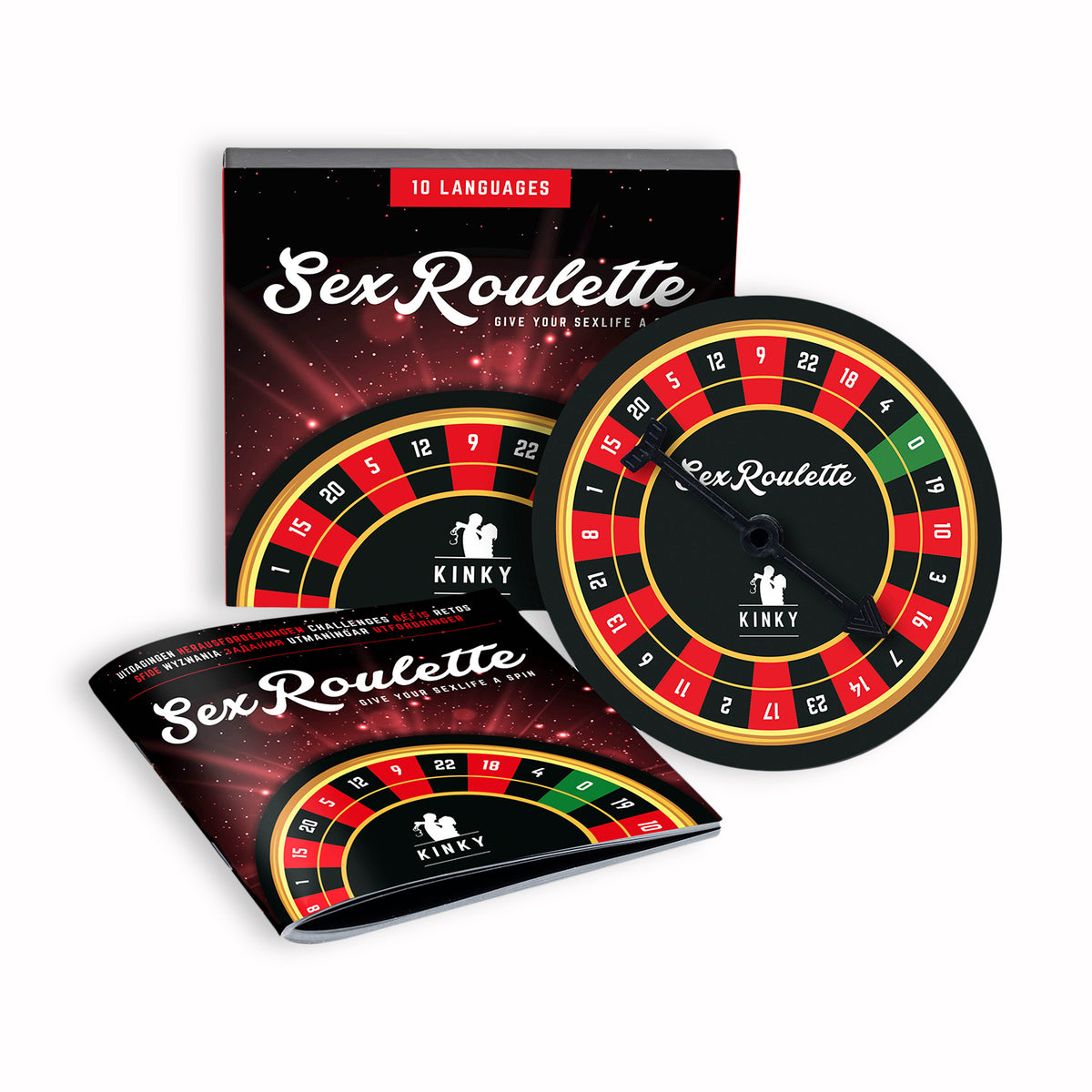 Juego erótico Sex Roulette Kinky de Tease & Please