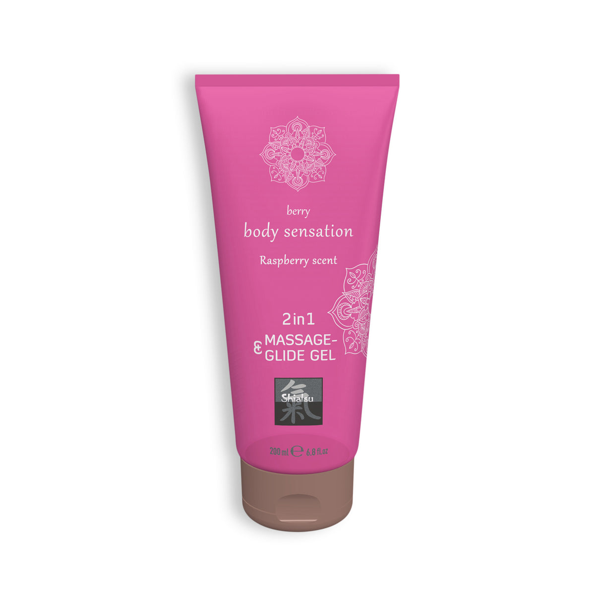 Gel de masaje y lubricante 2en1 frambuesa Shiatsu 200 ml