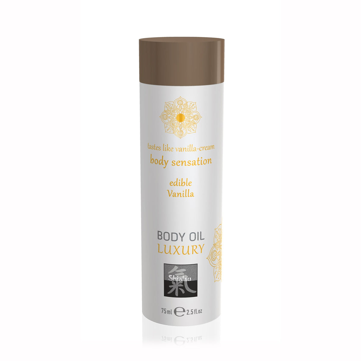 Aceite de masaje comestible Shiatsu vainilla 75 ml