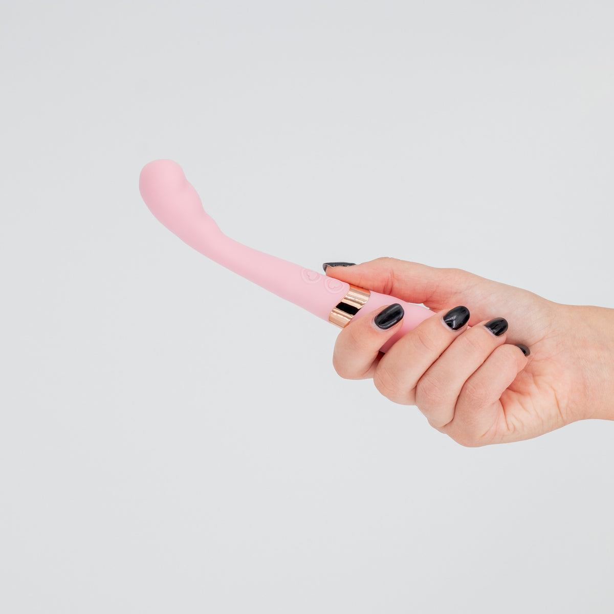 Vibrador doble recargable Pixie Crushious rosa y dorado