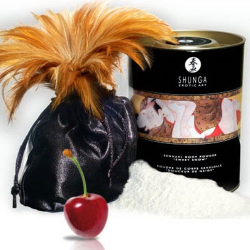 Polvos corporales comestibles Shunga sabor cereza 228 g