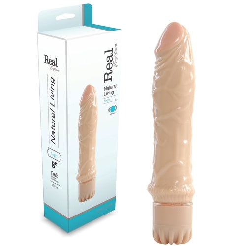 Vibrador realístico Real Rapture Anger 8'' impermeable