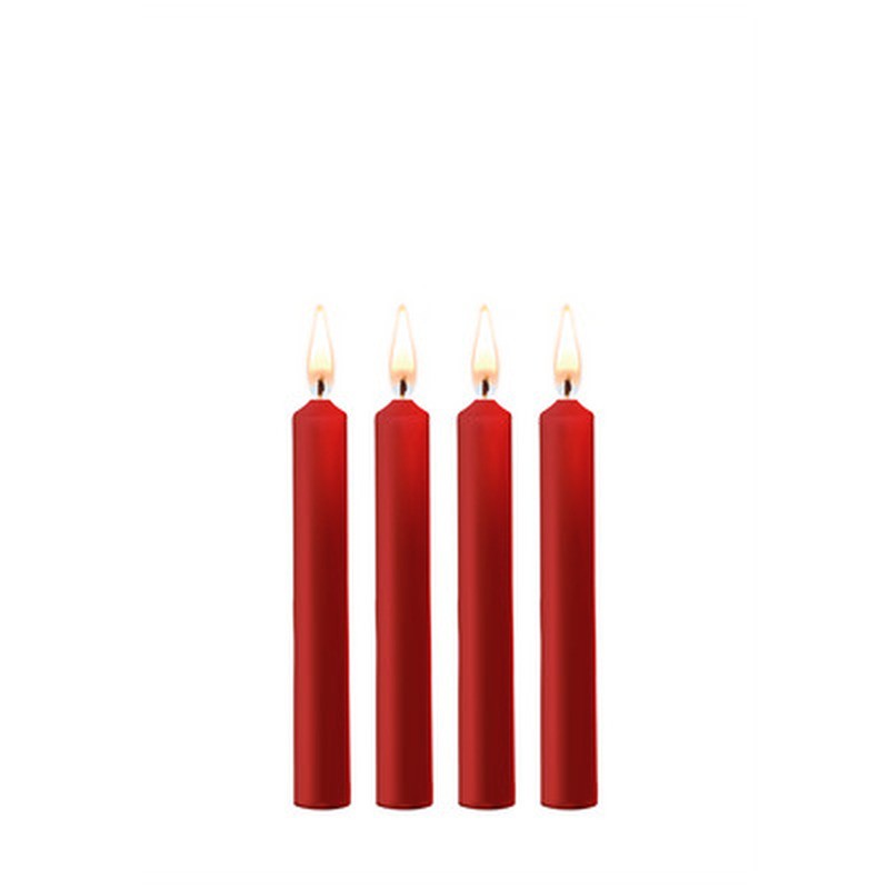 Velas de cera para juegos BDSM OUCH! · pack de 4 uds