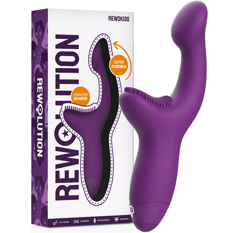 Vibrador punto A REWOLUTION REWOKISS doble motor sumergible