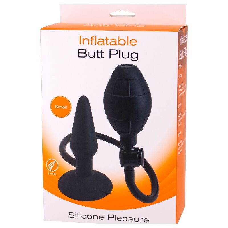 Plug anal inflable Seven Creations con bomba, 12,7 cm