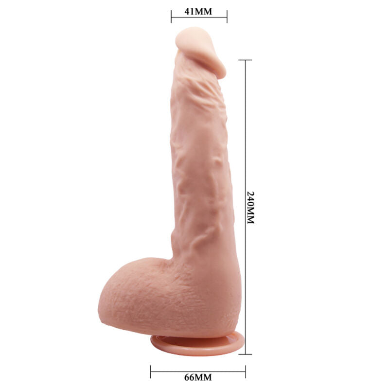 Dildo realístico Jason 24 cm con ventosa de succión · Baile