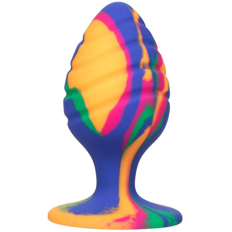 Plug anal flexible CalExotics Cheeky Swirl con ventosa