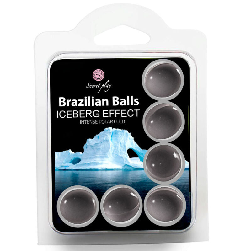 Set 6 Brazilian Balls efecto frío iceberg - Secret Play