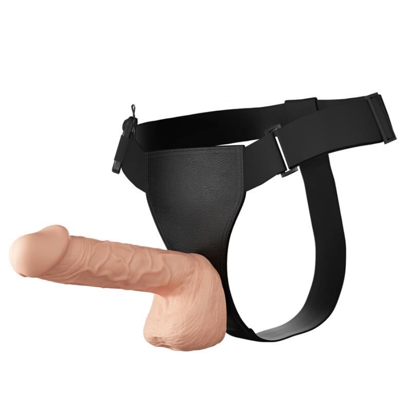 Arnés con dildo vibrador Baile Ultra Passionate 26 cm