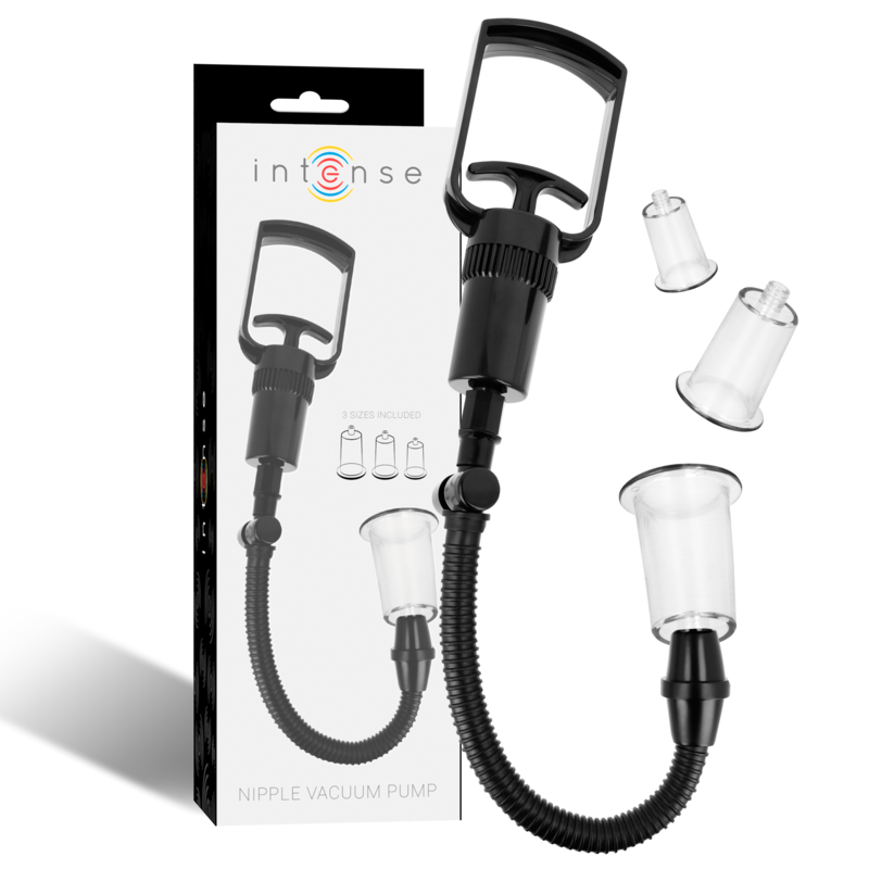 Bomba de pezones Intense Pump con 3 copas intercambiables