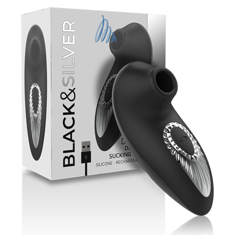 Succionador de clítoris Black&Silver Drake recargable