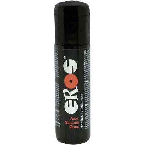 Lubricante anal de silicona 100 ml · Eros con relajante