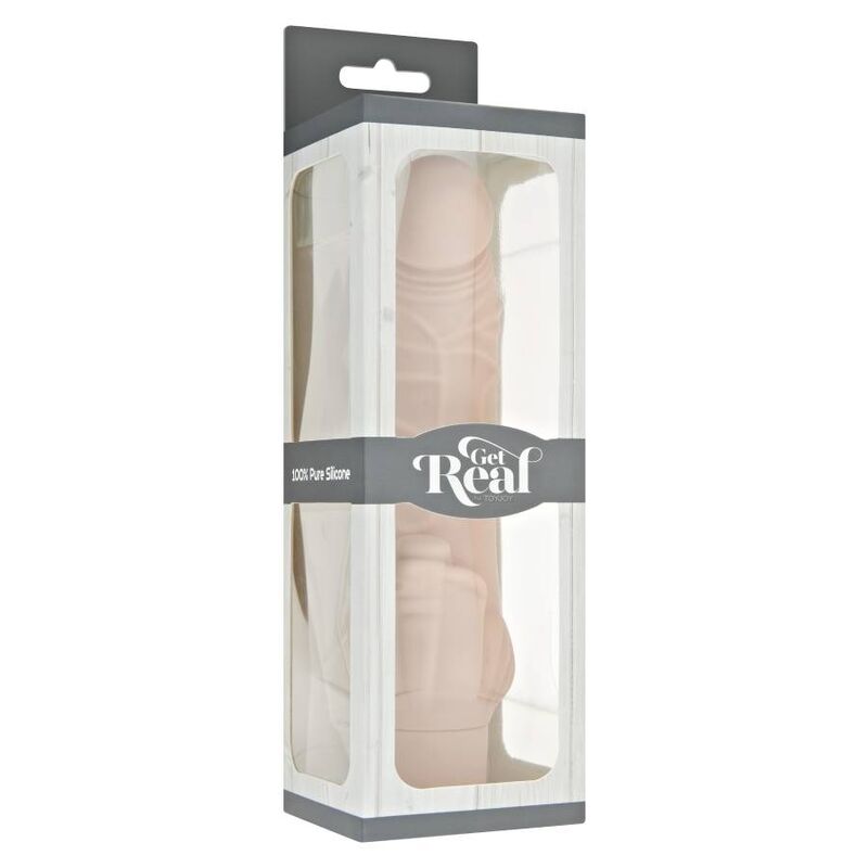 Vibrador GET REAL Classic Stim con estimulador de clítoris