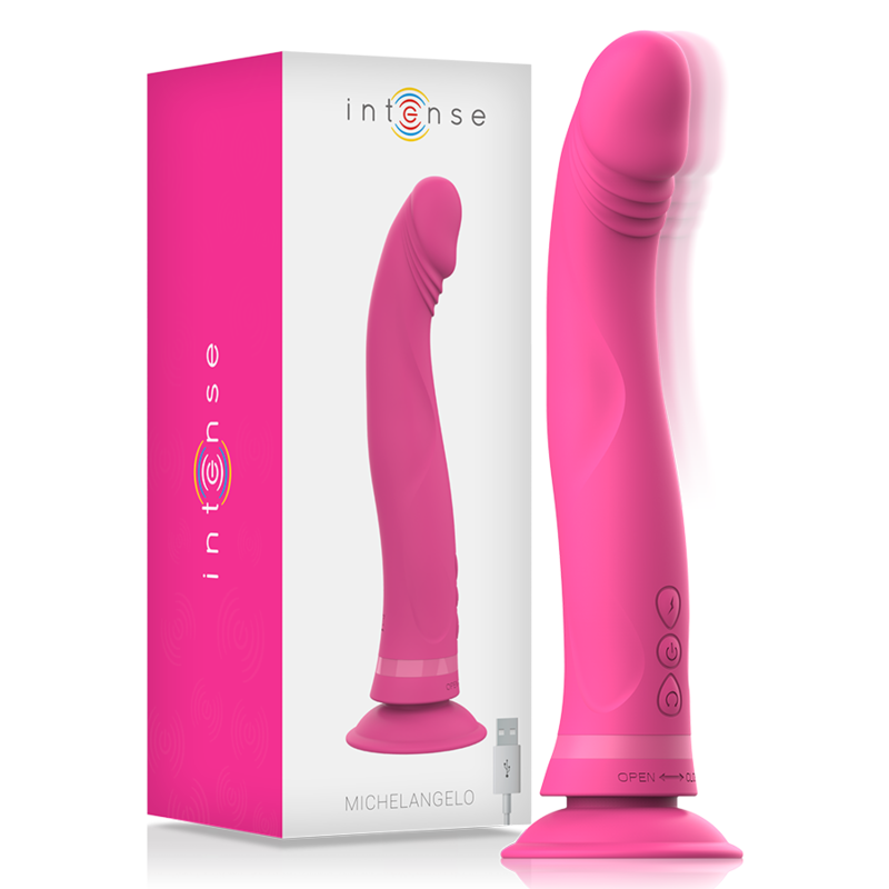 Dildo vibrador Intense Michelangelo 11 cm con ventosa