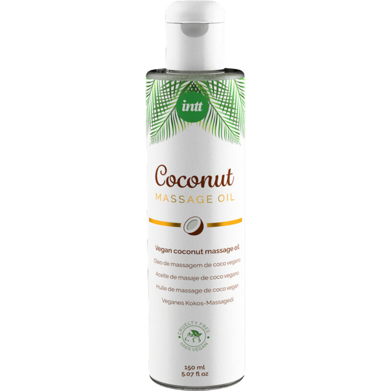Aceite de masaje vegano INTT aroma a coco · 150 ml