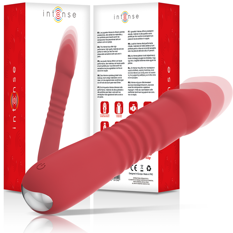 Vibrador punto G Juni Up & Down de Intense, 10 vibraciones