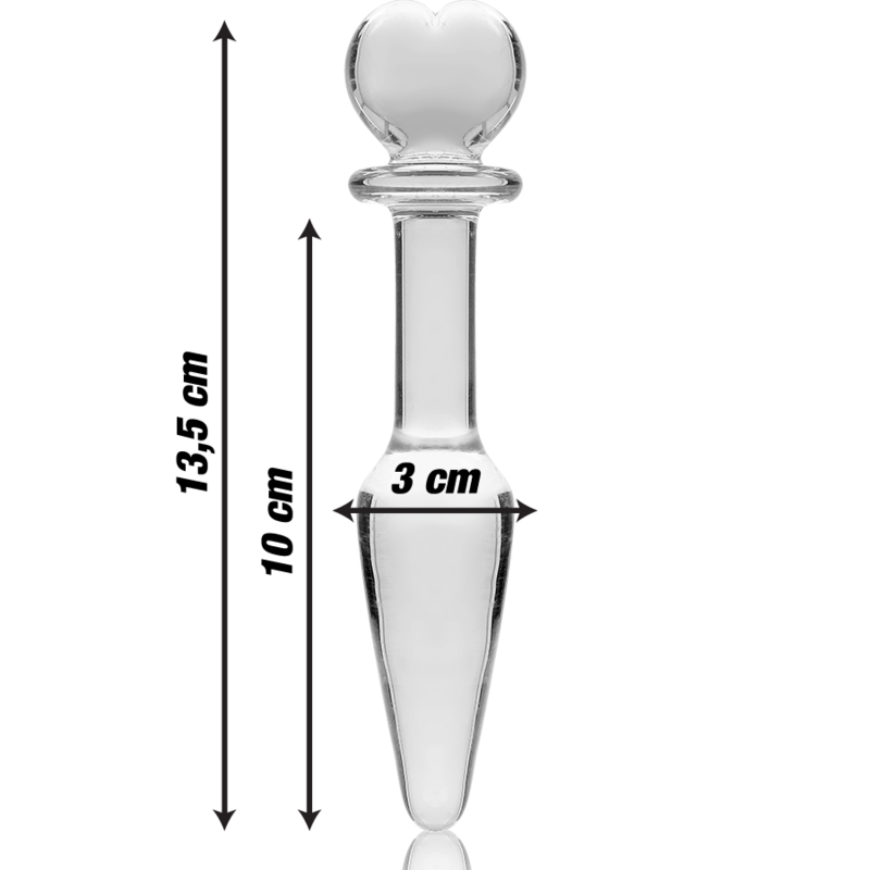 Plug anal de cristal Nebula Series by Ibiza 13,5 cm