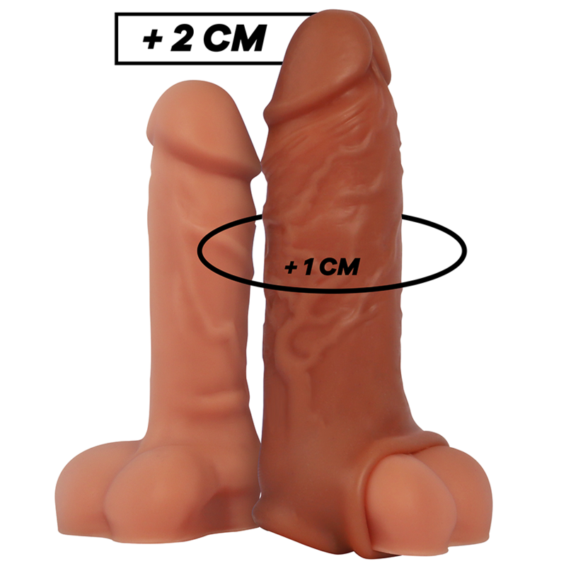 Funda extensora de pene VirilXL V9 de silicona recortable