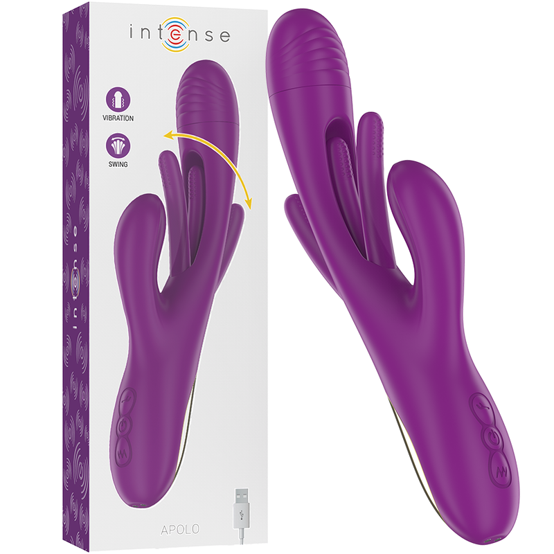 Vibrador Apolo Intense con lengua oscilante e IPX7