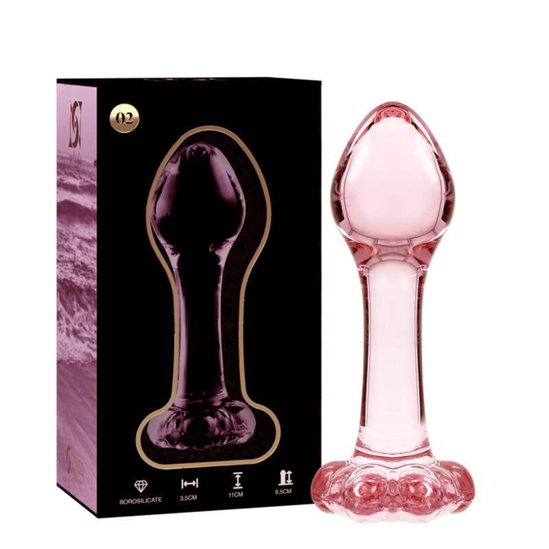 Plug anal de cristal Nebula Series by Ibiza 11 x 3,5 cm