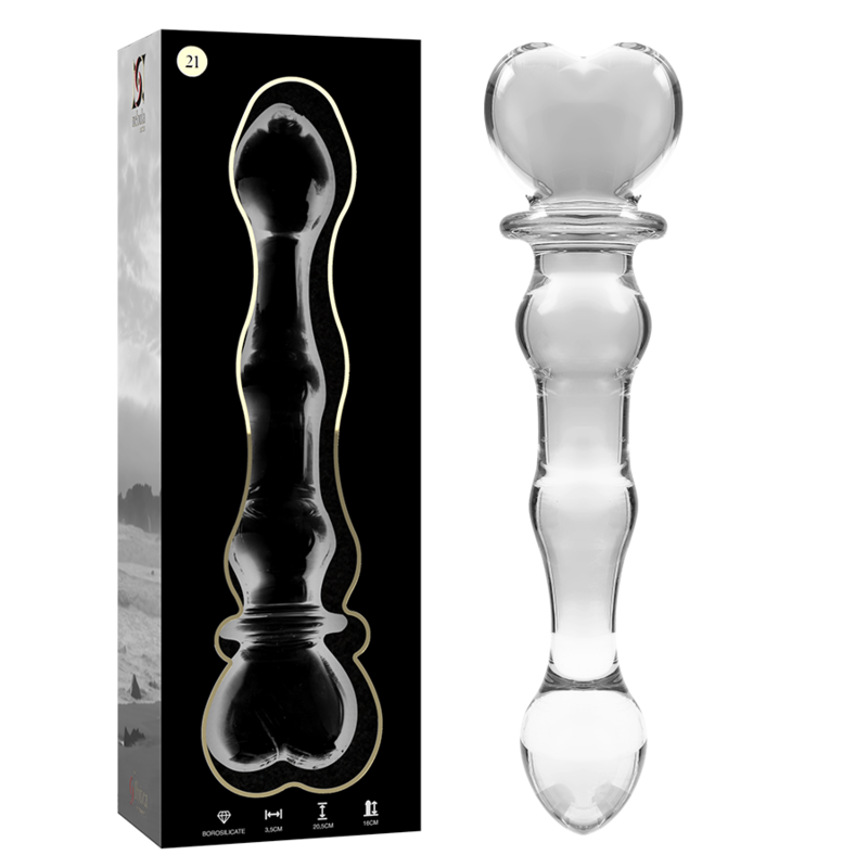 Dildo de cristal transparente Nebula Series by Ibiza