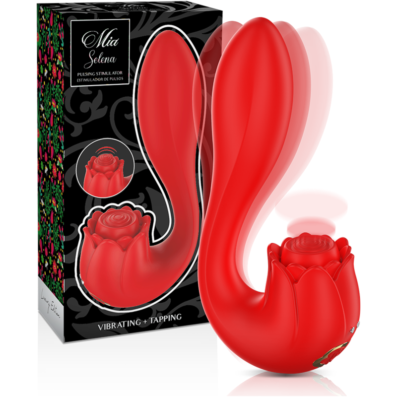 Estimulador de clítoris MIA Selena con vibración y pulsación