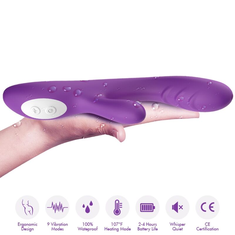 Vibrador punto G ARMONY Spark, efecto calor y recargable USB