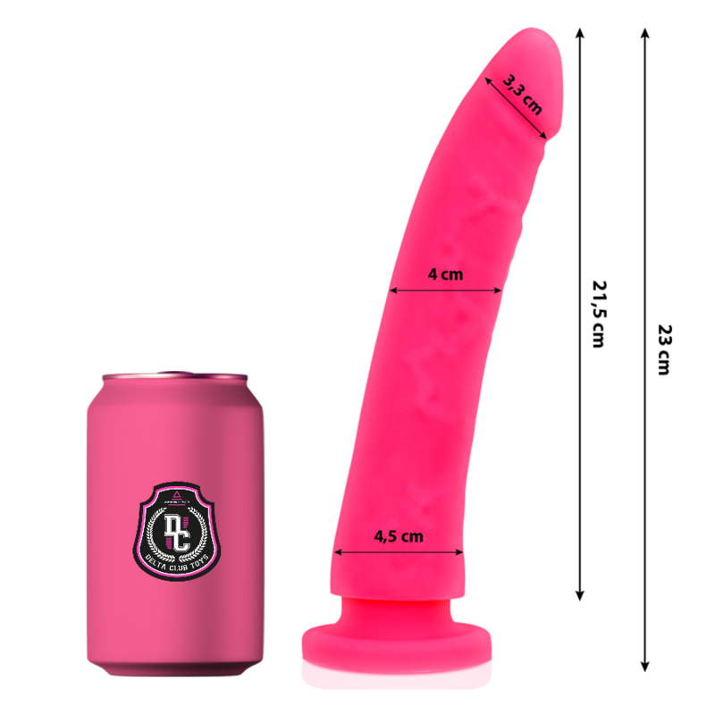 Dildo realista silicona médica 23 x 4.5 cm – Delta Club