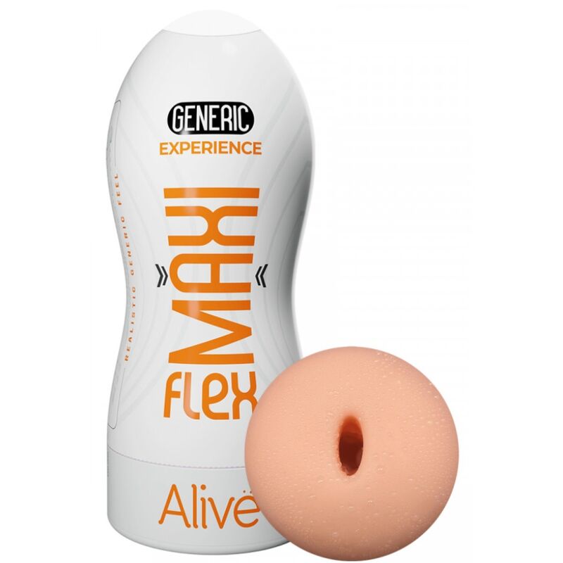 Masturbador masculino genérico ALIVE Maxi Flex 19 x 7,8 cm