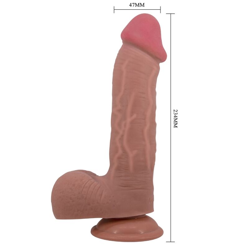 Dildo realista piel deslizante Pretty Love 23,4 cm