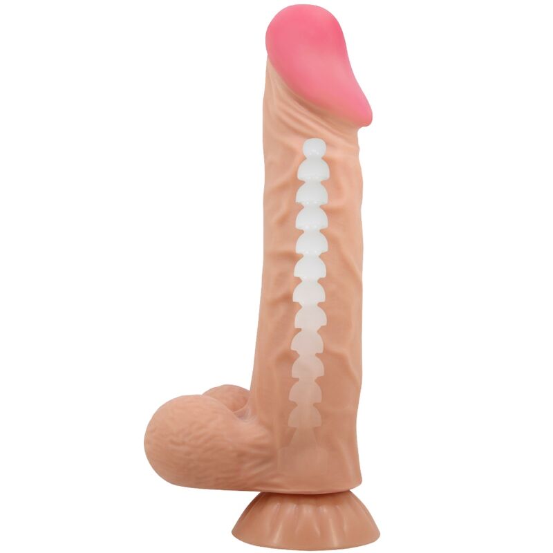 Dildo realista Pretty Love con piel deslizante, 24 cm