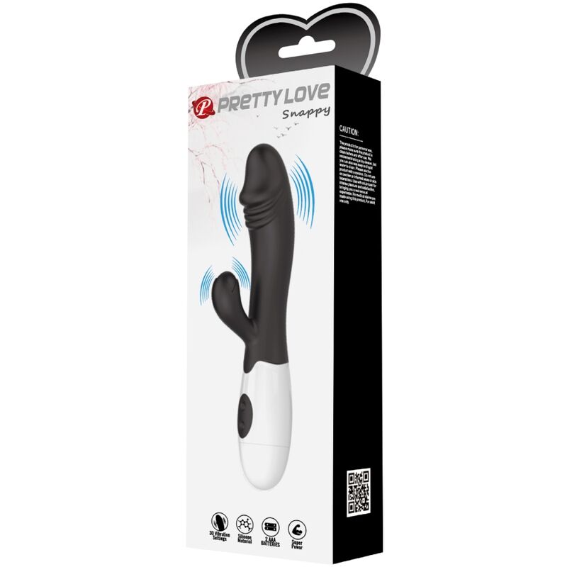 Vibrador punto G y clítoris Pretty Love Snappy con 30 modos