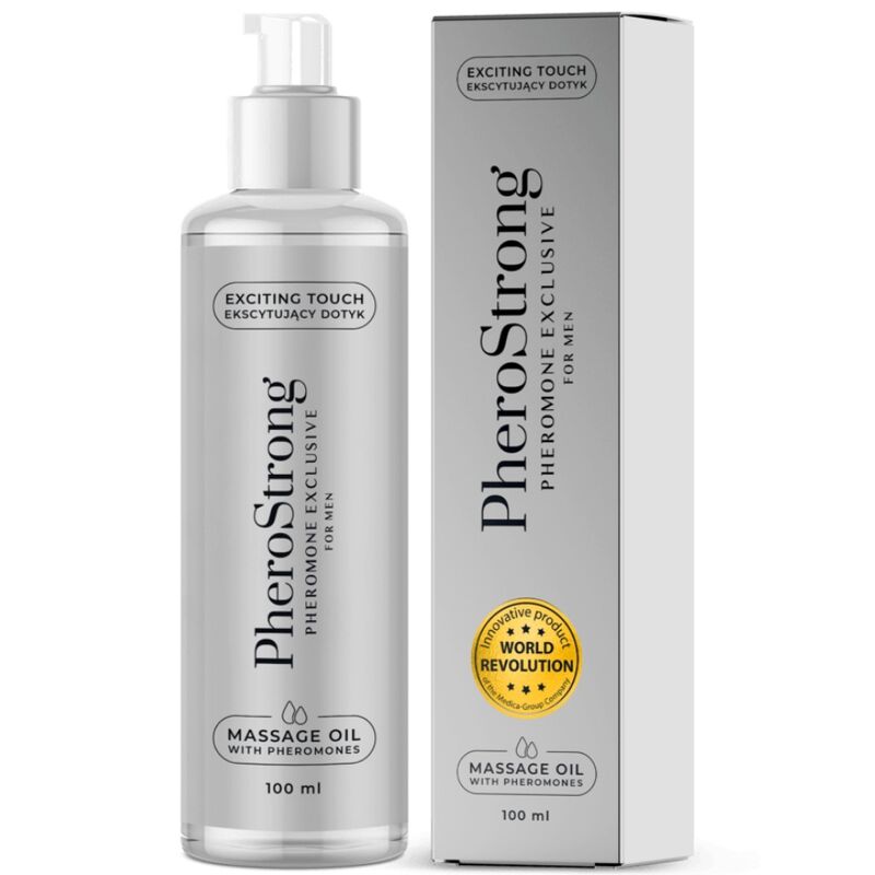 Aceite de masaje masculino PheroStrong con feromonas 100 ml